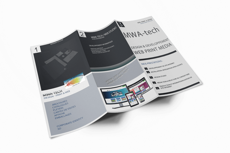 mwa-tech,studio de print-design. Votre partenaire pour toute votre communication d'entreprise